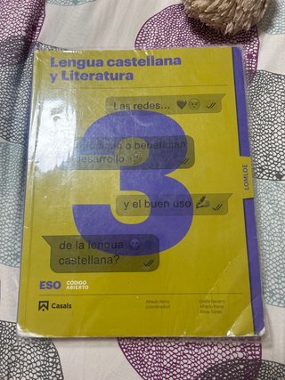 Lengua castellana y literatura 3 ESO : código a...