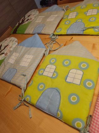 Protectores cuna modular Verbaubet 2 juegos casas