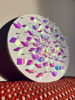 Cuadro abstracto de atrapasueños
