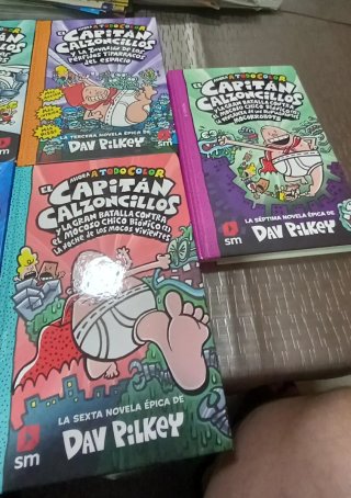 Lote Libros Capitán Calzoncillos Dav Pilkey