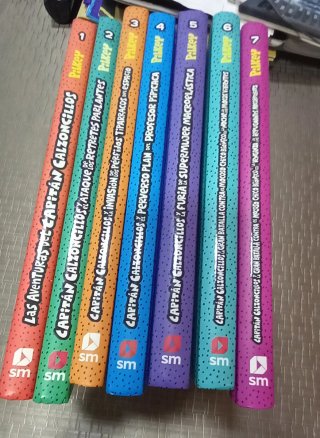 Lote Libros Capitán Calzoncillos Dav Pilkey