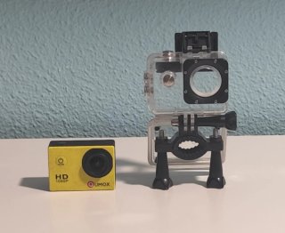 ⚡ Cámara SJCAM SJ4000 + Funda Acuática + Cargador