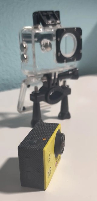 ⚡ Cámara SJCAM SJ4000 + Funda Acuática + Cargador
