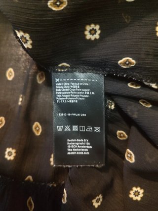 Blusa Scotch & Soda Talla M Estampada