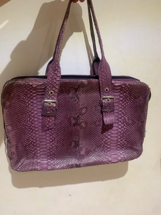 Bolso piel serpiente