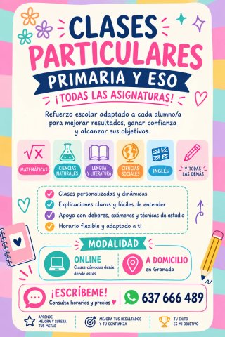 Clases particulares en Granada