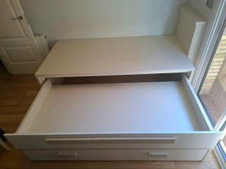 Cama nido de 90cm con cajones