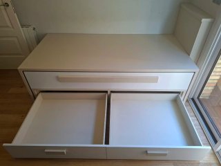 Cama nido de 90cm con cajones