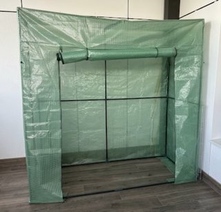 Invernadero Metálico con Funda Verde