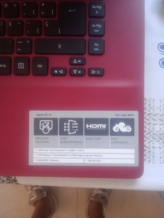 Ordenador Portátil Acer Rojo