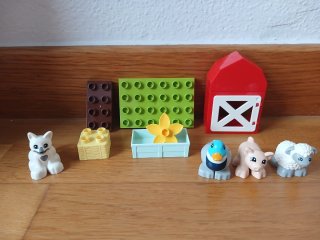 Juguetes Granja: Gato, Oveja, Pato, Cerdo