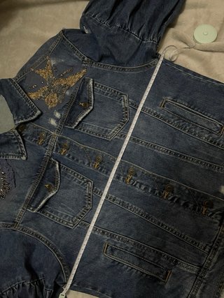 Chaqueta Vaquera Bordada Talla S