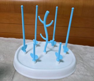 Escurre biberones azul