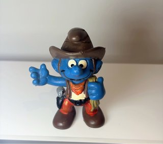 Pitufo Vaquero Vintage