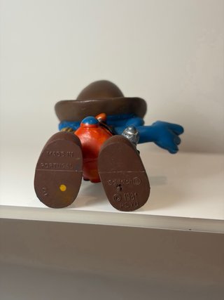 Pitufo Vaquero Vintage