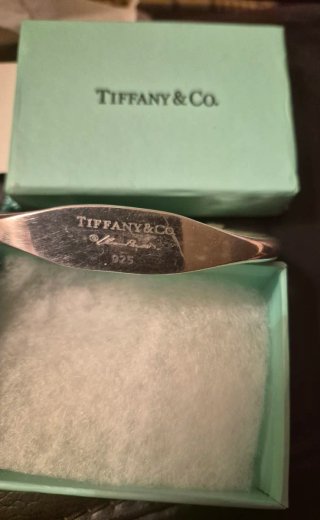 Brazalete Tiffany & Co. Plata 925 Caja Papeles
