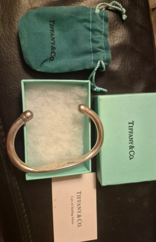 Brazalete Tiffany & Co. Plata 925 Caja Papeles