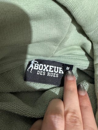 Sudadera Boxeur Des Rues verde hombre boxeo