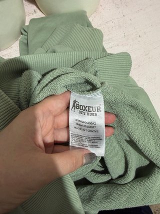 Sudadera Boxeur Des Rues verde hombre boxeo