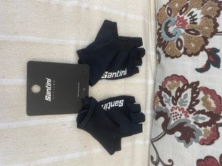 Guantes Ciclismo Santini Negros