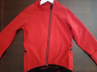 Chaqueta de ciclismo para niño roja Talla:10-12 añ