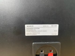 Altavoces Sony SS-A901 Negros