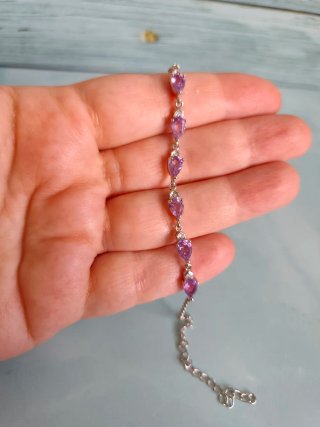 Pulsera de Amatista Natural.
