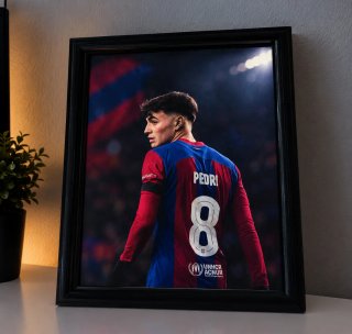 Cuadro Decorativo Pedri FC Barcelona