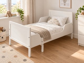 Cama infantil blanca