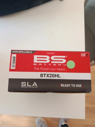 Batería BS BTX20HL 12V 18.9Ah Moto