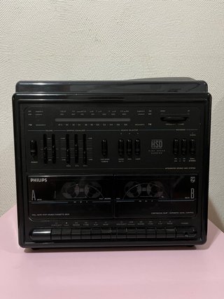 Tocadiscos Philips vintage + 2 altavoces