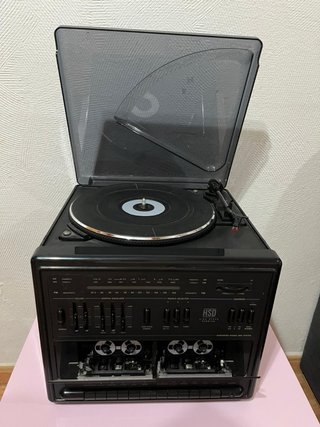 Tocadiscos Philips vintage + 2 altavoces
