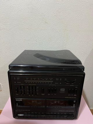 Tocadiscos Philips vintage + 2 altavoces