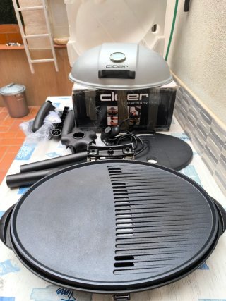 Barbacoa Eléctrica Cloer 2400W con Soporte