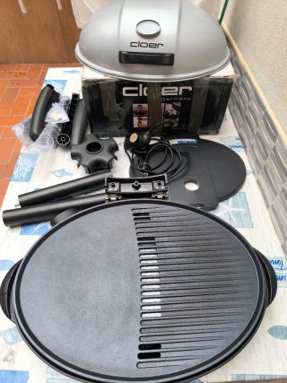 Barbacoa Eléctrica Cloer 2400W con Soporte