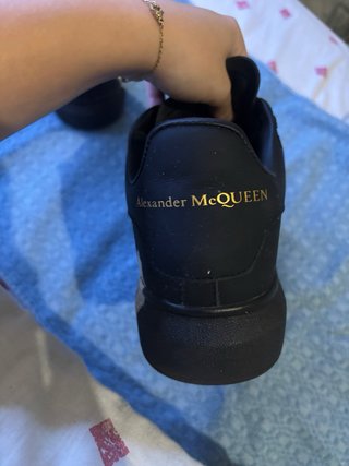 Zapatillas Alexander McQueen Negras Blancas