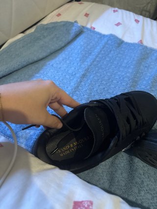 Zapatillas Alexander McQueen Negras Blancas