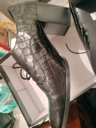 Zapatos Luis Gonzalo Piel Cocodrilo Negros