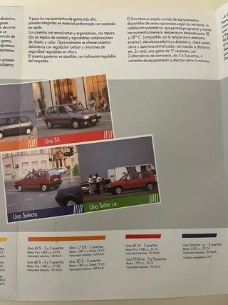 Catálogo Fiat Uno