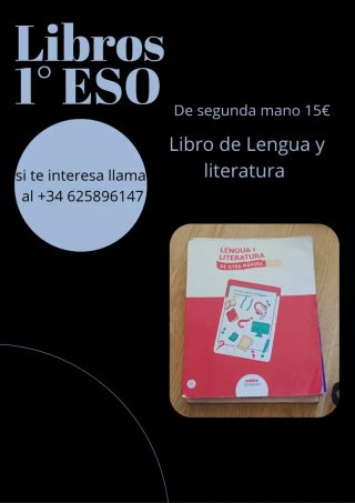 Libro de texto 1ro Eso
