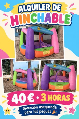 Alquiler Hinchable para Fiestas Infantiles