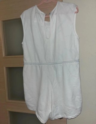 Mono corto casual blanco
