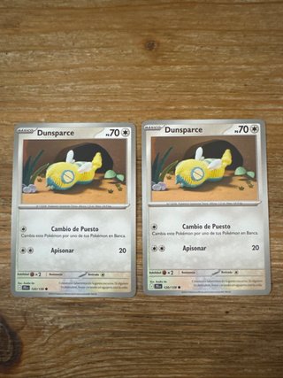 Dunsparce Pokémon TCG 120/159 juntos de aventuras