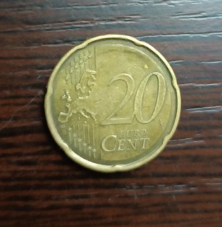Moneda 20 céntimos Estonia 2011
