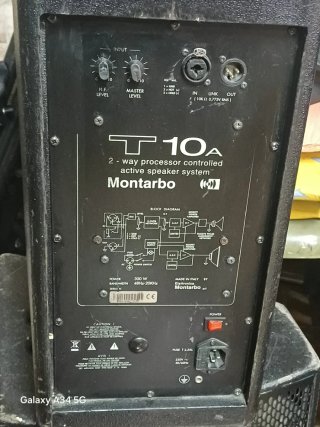 Columna Montarbo T10a Autoamplificada 500 W