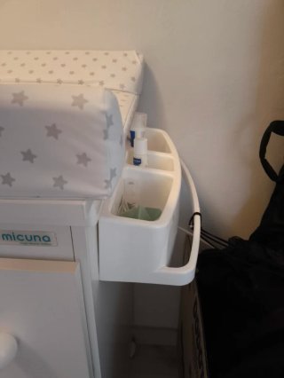 Bañera Cambiador bebé con cajones