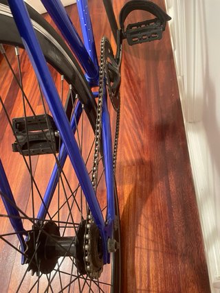 Bicicleta Fixie/Single Speed Azul - Talla M (54) -