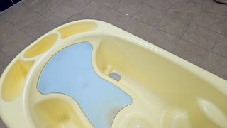 Bañera bebé grande con patas plegables