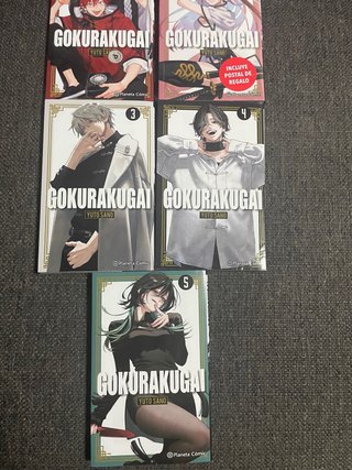 Gokurakugai 1 al 5 colección