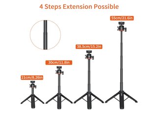 Trípode VRIG Ulanzi TP-06 Gama Alta Headball